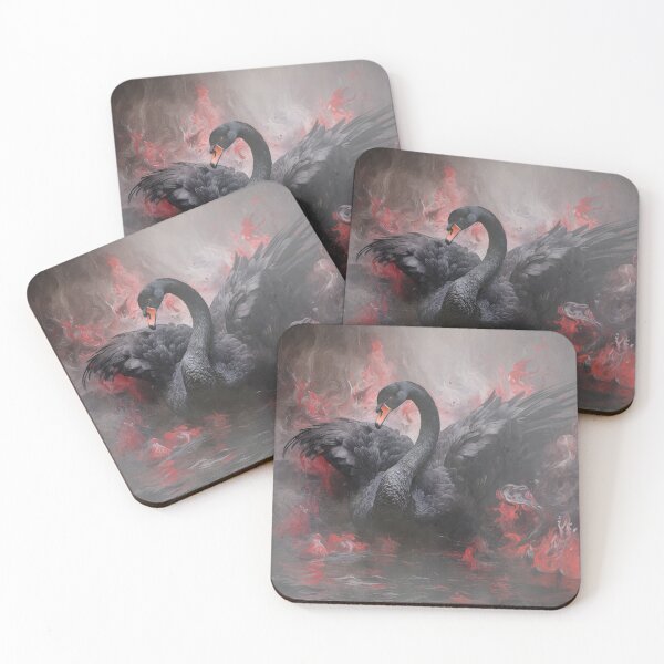 Item preview, Black Swan in Fiery Lake designed and sold by Elisabeth Lucas.