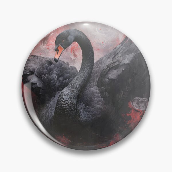 Item preview, Black Swan in Fiery Lake designed and sold by Elisabeth Lucas.