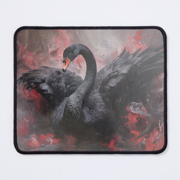 Item preview, Black Swan in Fiery Lake designed and sold by Elisabeth Lucas.