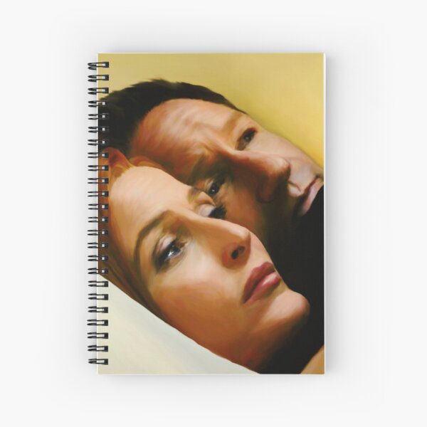 Item preview, Mulder & Scully in bed - oil color painting designed and sold by altaircolin.