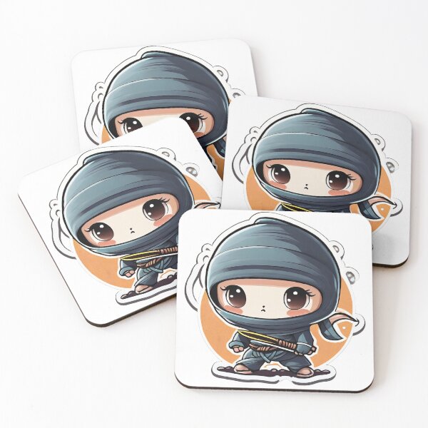 Item preview, Ninja Cutie: Chibi Ninja Sticker designed and sold by diegomenjivar92.