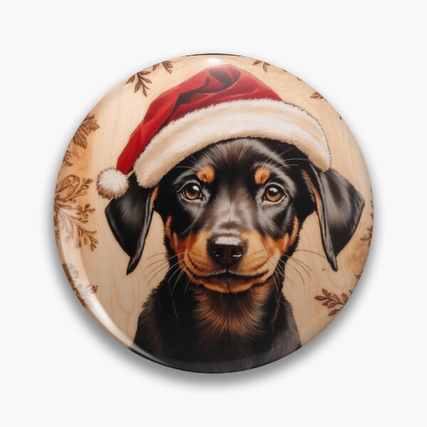 Item preview, Christmas with Doberman Pinscher: The Regal Strength of Wood (Pyro Pets Art - 165) designed and sold by pyropetsart.
