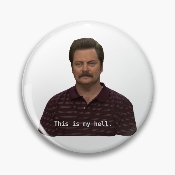 Item preview, Ron Swanson Hell  designed and sold by parksandwreck.