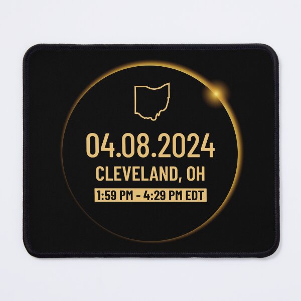 Item preview, Ohio State Cleveland OH USA Totality April 8, 2024 Total Solar Eclipse designed and sold by BunnyPrinceDegn.