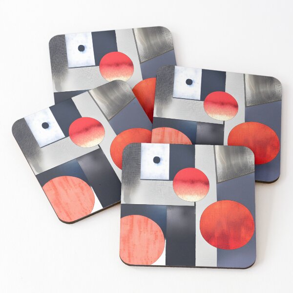Item preview, Sunset Circles Painting designed and sold by KiwiArtistDK.