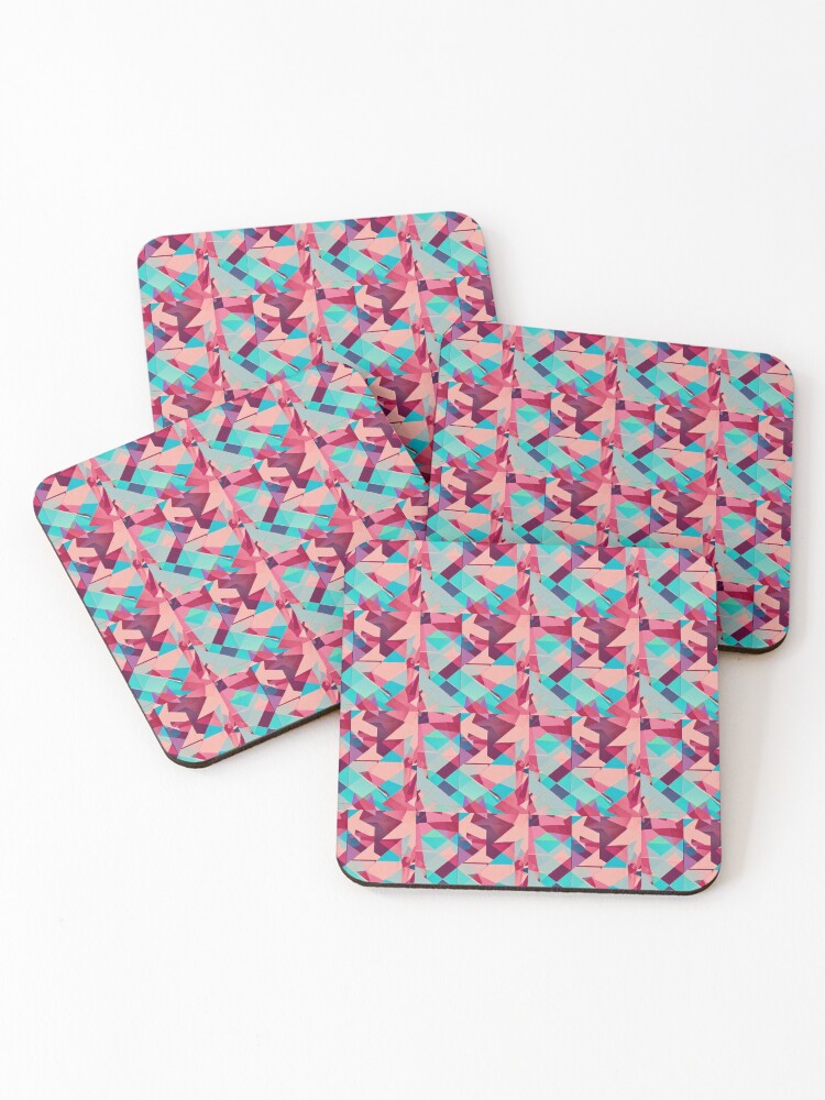 Thumbnail 1 of 5, Coasters (Set of 4), Pattern 21 designed and sold by dedoma.