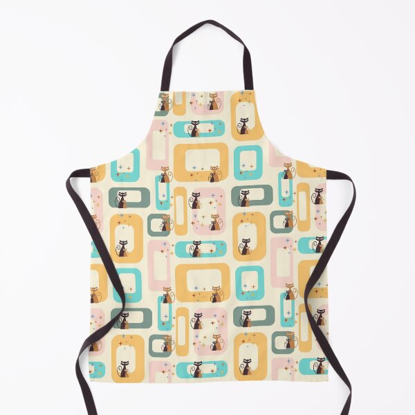 Item preview, Mid-century cats pattern 2 designed and sold by Nupitz.