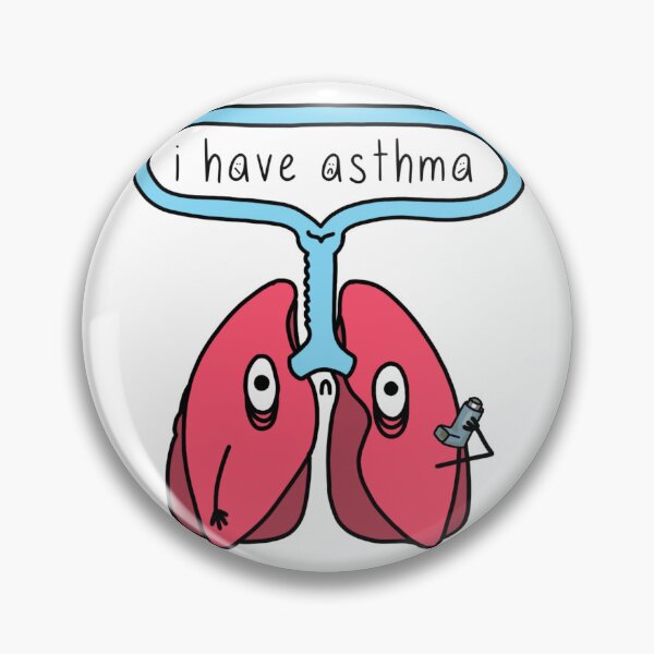 Item preview, i have asthma designed and sold by The Curly Redhead.