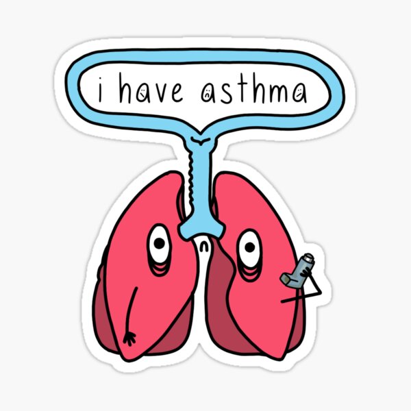 Item preview, i have asthma designed and sold by The Curly Redhead.