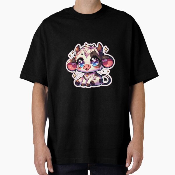 Vista previa del artículo con la obra «Ternero Kawaii Adorable», diseñado y vendido por Anavai987.