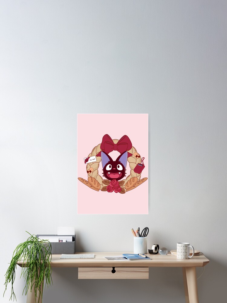 Imagen 2 de 3, Póster con la obra kiki's kawaii anime cat black cat, diseñada y vendida por Puuk.