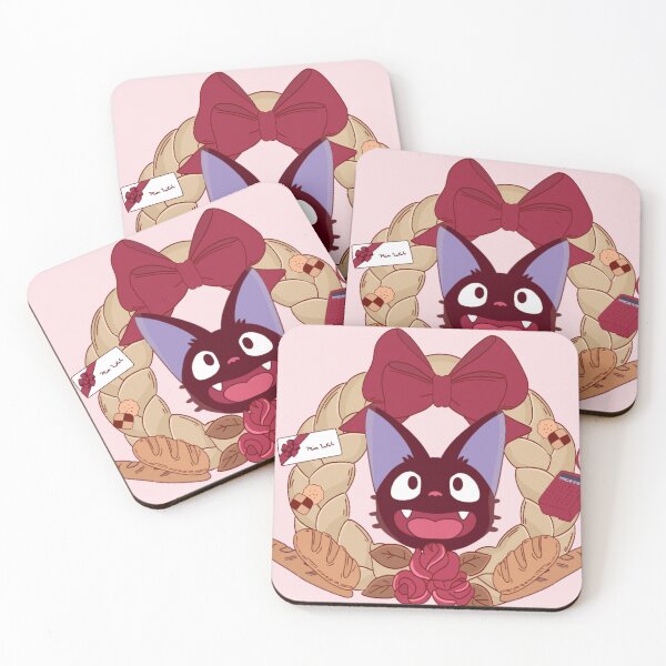 Item preview, kiki's kawaii anime cat black cat designed and sold by Puuk.