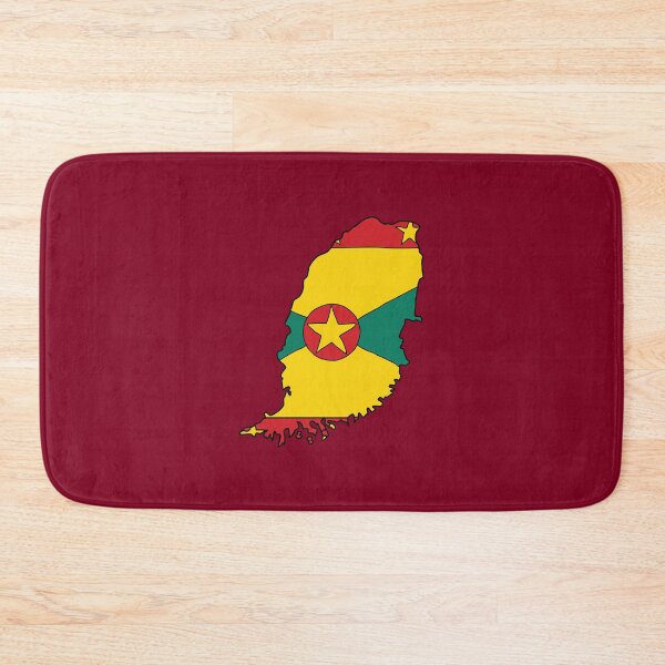 Item preview, Grenada country shape flag designed and sold by Rachael Taylor.