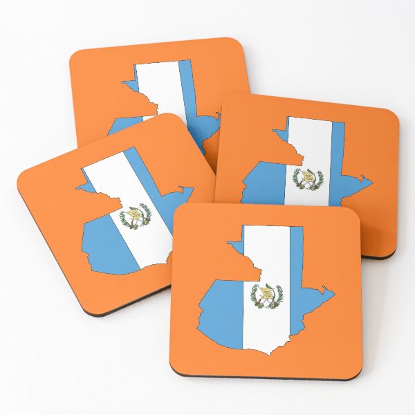 Item preview, Guatemala country shape flag designed and sold by Rachael Taylor.