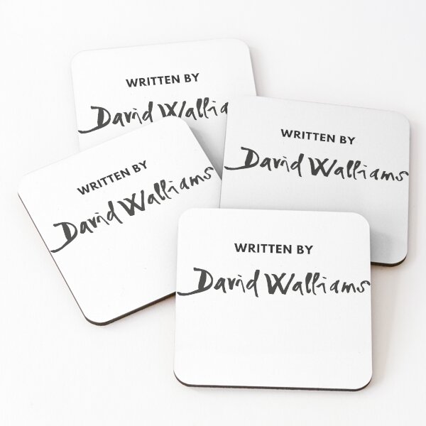 Item preview, Written by David Walliams sticker /kids author clothing/ little Britain designed and sold by LaundrySalt.