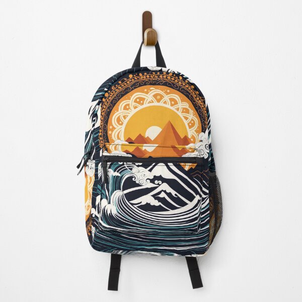 Item preview, Sun, Moon, Mountain, Sea, Wind and Life in Universe, illustration designed and sold by boyangyang.