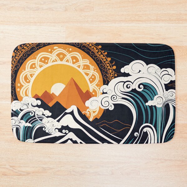 Item preview, Sun, Moon, Mountain, Sea, Wind and Life in Universe, illustration designed and sold by boyangyang.