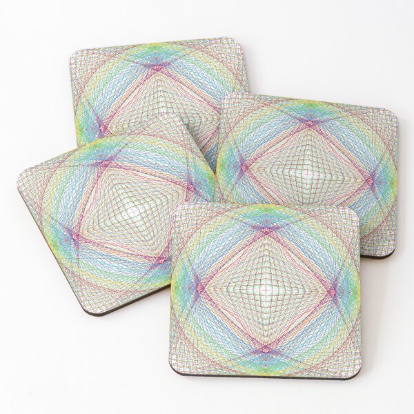 Item preview, Rectangular Pattern #4 Morph C Back [13496-RYGCBP-WB] designed and sold by LottMultimedia.