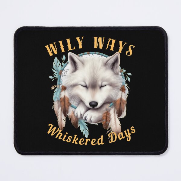 Item preview, Wily Ways, Whiskered Days. fox lover designed and sold by FoxVibes.