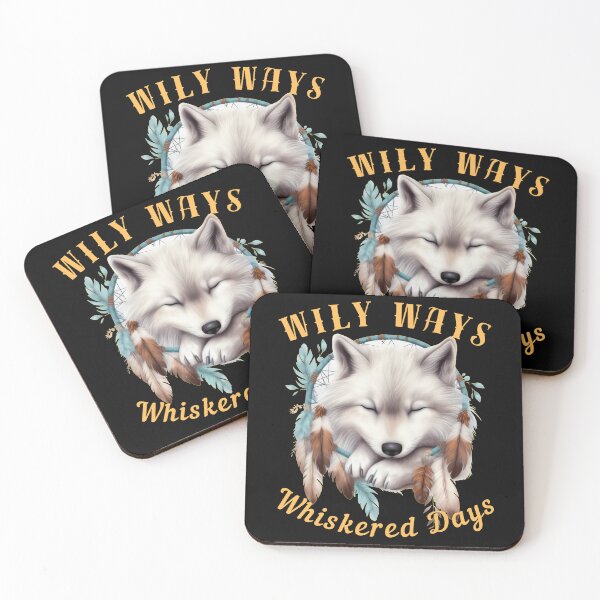 Item preview, Wily Ways, Whiskered Days. fox lover designed and sold by FoxVibes.