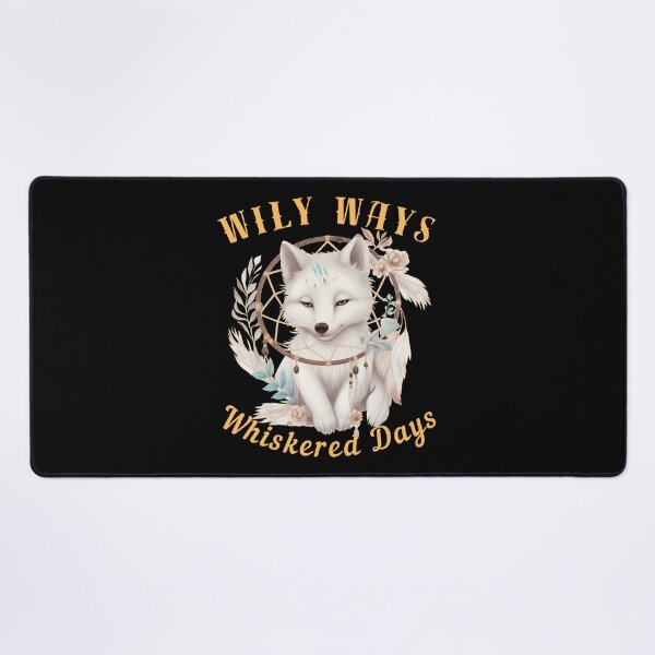 Item preview, Wily Ways, Whiskered Days. fox saying designed and sold by FoxVibes.