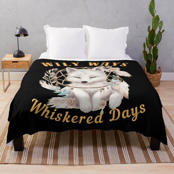 Item preview, Wily Ways, Whiskered Days. fox saying designed and sold by FoxVibes.