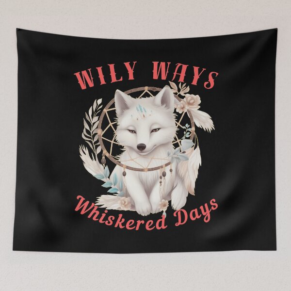 Item preview, Wily Ways, Whiskered Days. retro fox designed and sold by FoxVibes.
