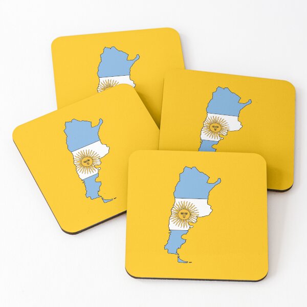 Item preview, Argentina country shape flag designed and sold by zenithcreative.