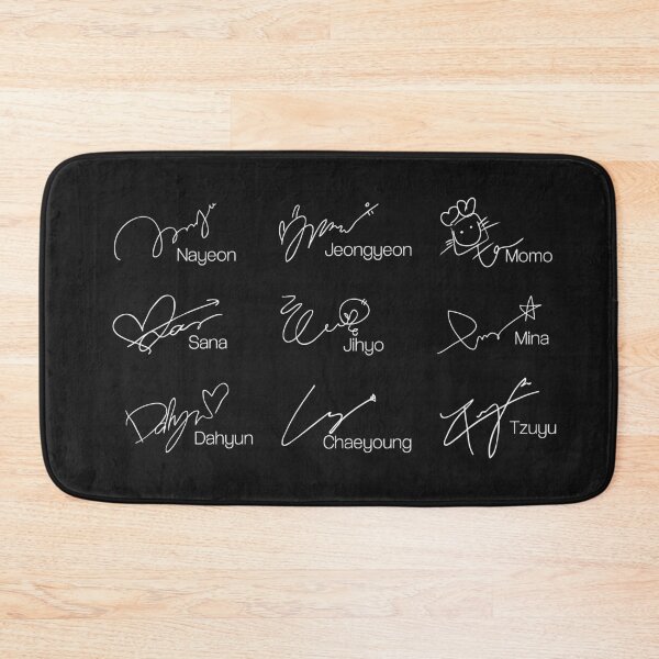 Item preview, Twice autographs with name (White) designed and sold by SappyYellowCR.