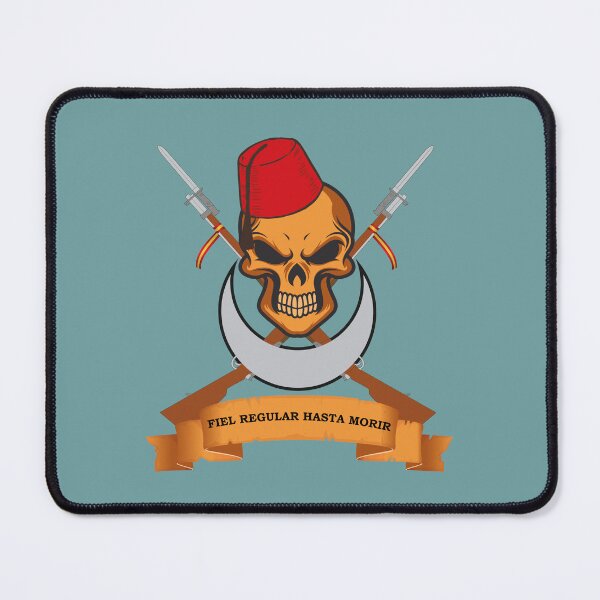 Item preview, Regular, shield with skull and motto designed and sold by okmultimedia.