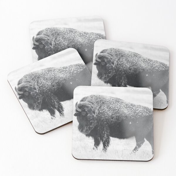 Item preview, American Bison Black And White Photo designed and sold by TheAnimalZ00.