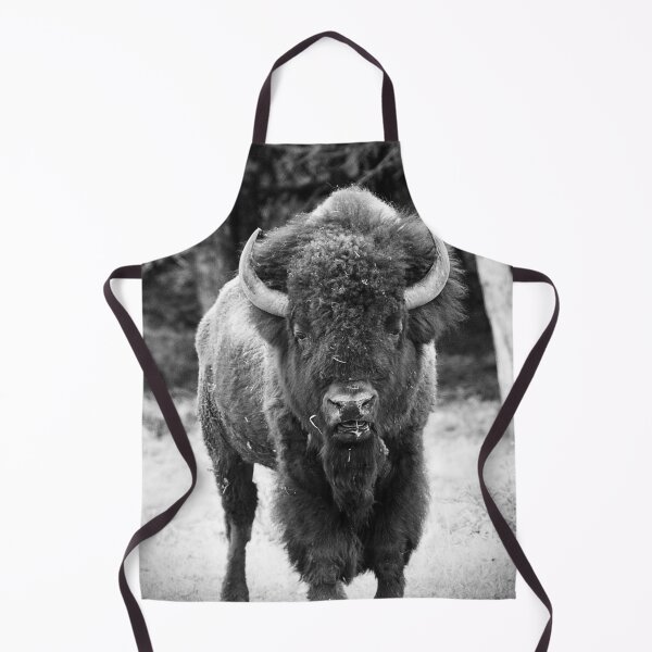 Item preview, Black and White American Bison Photo designed and sold by TheAnimalZ00.