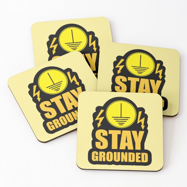 Item preview, Stay Grounded Electrical earthing  Design for Electrical Engineering Students and Engineers & Electricians designed and sold by Science Engineering Gifts.