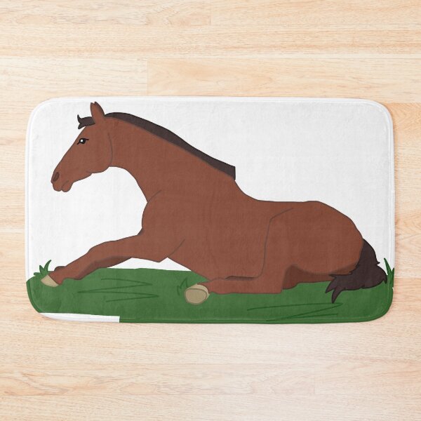 Item preview, Chestnut Horse Equine Pony Getting up from Nap designed and sold by Abby Art Studio.