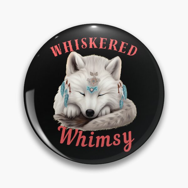 Item preview, Whiskered Whimsy. fox head designed and sold by FoxVibes.