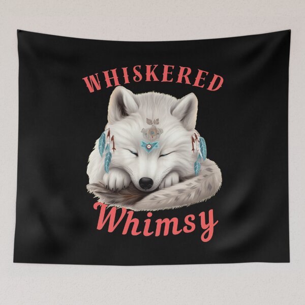 Item preview, Whiskered Whimsy. fox head designed and sold by FoxVibes.