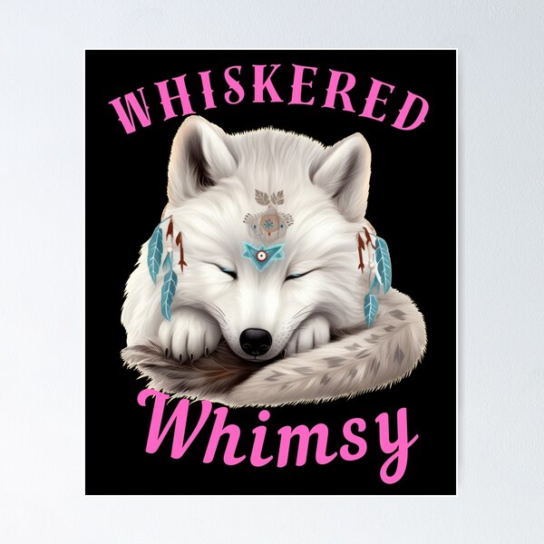 Item preview, Whiskered Whimsy. cool fox designed and sold by FoxVibes.