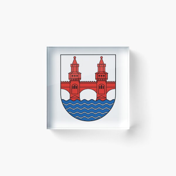 Item preview, Emblem of Friedrichshain-Kreuzberg, a boroughs of Berlin designed and sold by HeraldryCabinet.