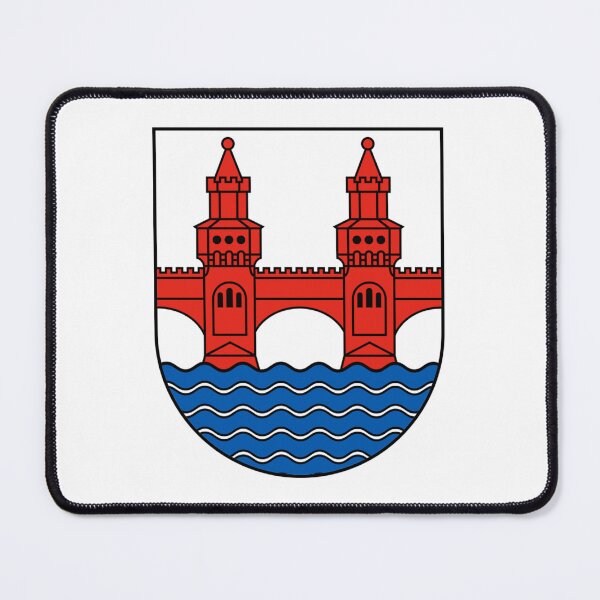 Item preview, Emblem of Friedrichshain-Kreuzberg, a boroughs of Berlin designed and sold by HeraldryCabinet.