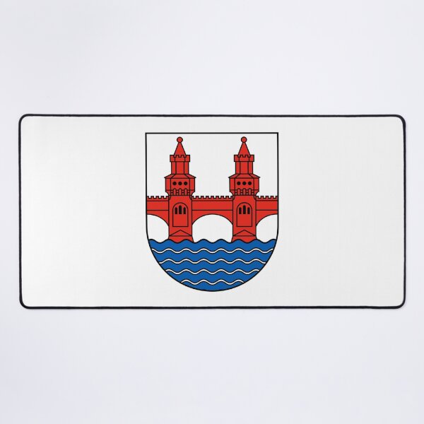 Item preview, Emblem of Friedrichshain-Kreuzberg, a boroughs of Berlin designed and sold by HeraldryCabinet.
