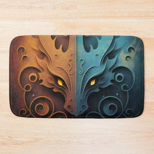 Item preview, Elvish Dragon Head Grunge Design  designed and sold by DragonRealms.