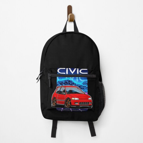 Item preview, Civic EG Red *Car Design vector illustrated CARtoon CARicature Comic Style* designed and sold by itsTheBugz.