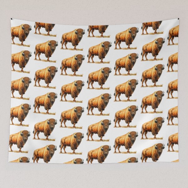 Item preview, Buffalo Illustration designed and sold by TheAnimalZ00.