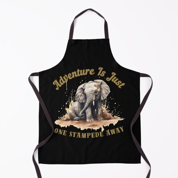 Item preview, Adventure Is Just One Stampede Away. african elephant designed and sold by ElephantVibes.