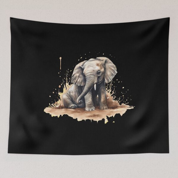 Item preview, Wild Elephant designed and sold by ElephantVibes.