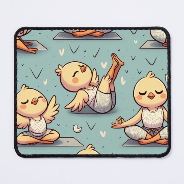 Item preview, Enhanced Playful Yoga Chicks designed and sold by CoussaZau.