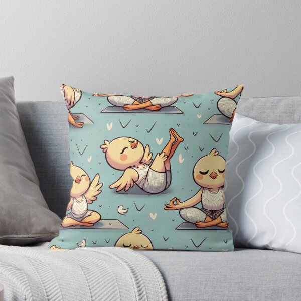 Item preview, Enhanced Playful Yoga Chicks designed and sold by CoussaZau.