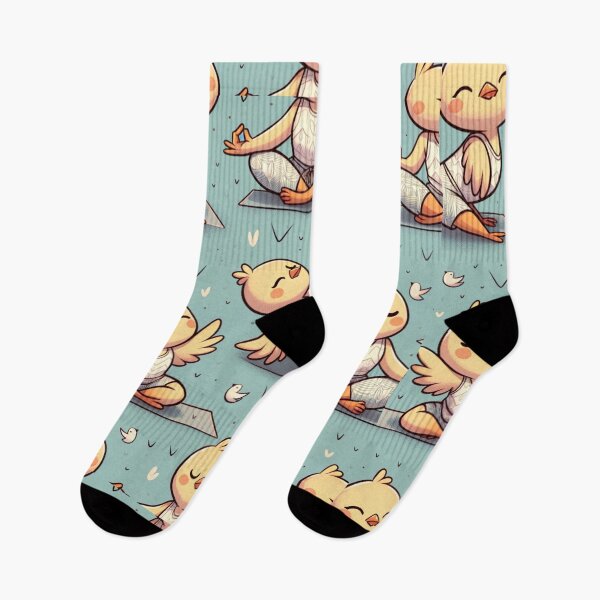 Item preview, Enhanced Playful Yoga Chicks designed and sold by CoussaZau.