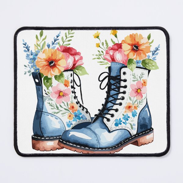 Item preview, Boots With Flowers designed and sold by MindFrank.