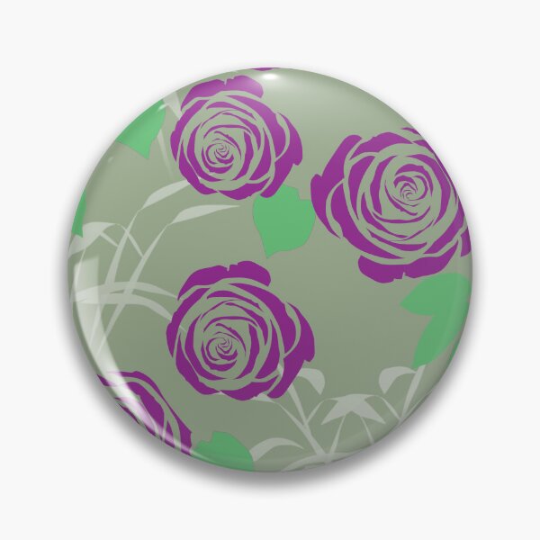 Item preview, Dark Purple Roses on Greenish Beige designed and sold by Yolanda Designs.
